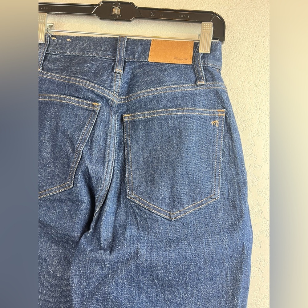 Madewell The Perfect Vintage Straight Jean in Greenhaven Wash Seamed Version - Picture 5 of 9
